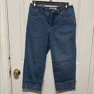 Sonoma Women's Cropped Blue Jeans